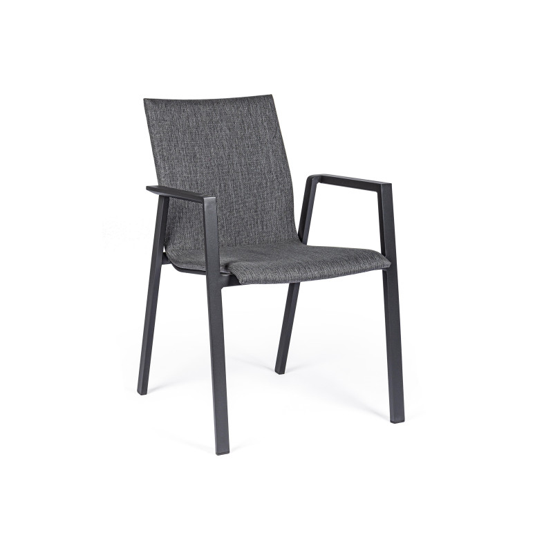 ODEON prémium kültéri szék - szürke/antracit