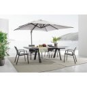 ODEON prémium kültéri szék - szürke/antracit