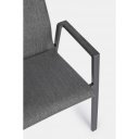 ODEON prémium kültéri szék - szürke/antracit