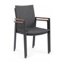 JALISCO prémium kültéri szék - szürke/antracit