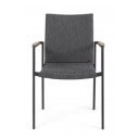 JALISCO prémium kültéri szék - szürke/antracit