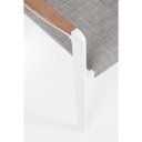 JALISCO prémium kültéri szék - szürke/fehér