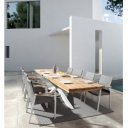 JALISCO prémium kültéri szék - szürke/fehér