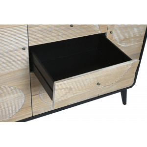 SONORRA modern tömörfa komód - 120cm