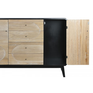 SONORRA modern tömörfa komód - 120cm