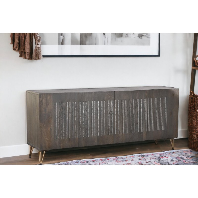 MARLEN tömör mangófa komód - 177cm