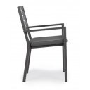 HELINA prémium kültéri szék - szürke/antracit