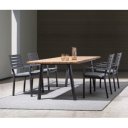 HELINA prémium kültéri szék - szürke/antracit