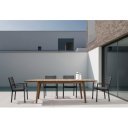 HELINA prémium kültéri szék - szürke/barna