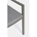 HELINA prémium kültéri szék - szürke/barna