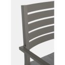 HELINA prémium kültéri szék - szürke/barna