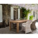 MARTIN prémium rattan szék - világos barna /fehér