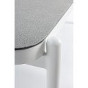 FLORENCIA kültéri dohányzóasztal - szürke/fehér