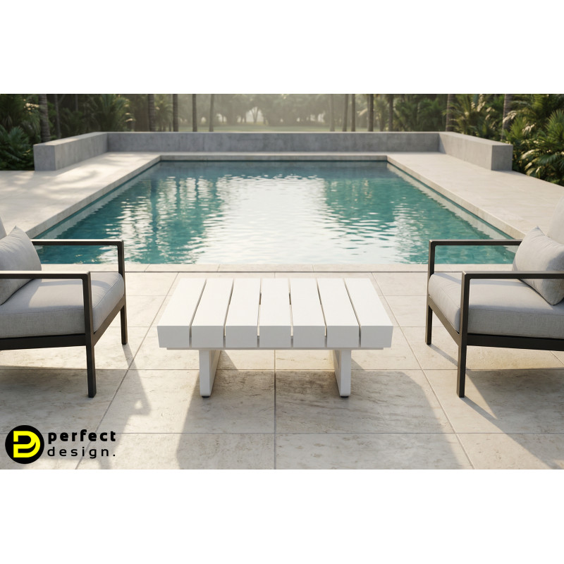 INFINITY S kültéri dohányzóasztal - fehér