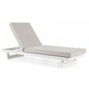 INFINITY prémium napozóágy - szürke/fehér