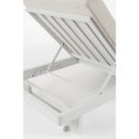 INFINITY prémium napozóágy - szürke/fehér