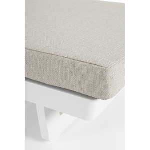 INFINITY prémium napozóágy - szürke/fehér