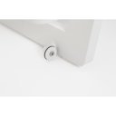 INFINITY DOUBLE prémium napozóágy - szürke/fehér