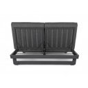 INFINITY DOUBLE prémium napozóágy - szürke/antracit