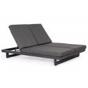 INFINITY DOUBLE prémium napozóágy - szürke/antracit