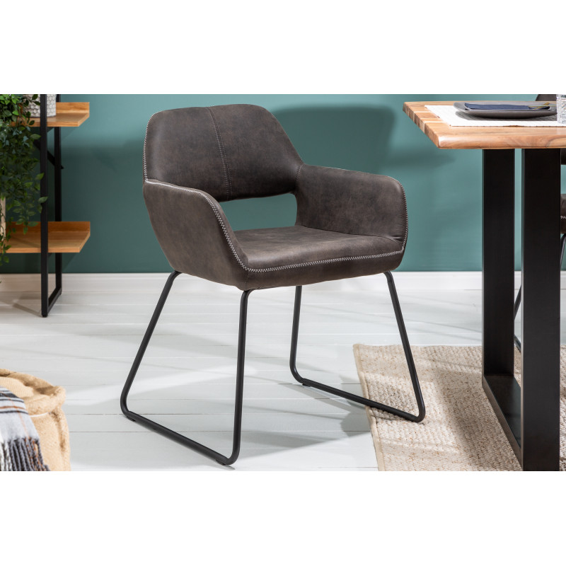 DALLAS modern szék - szürke