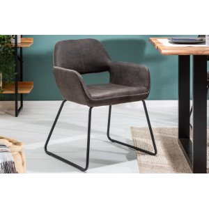 DALLAS modern szék - szürke INVICTA