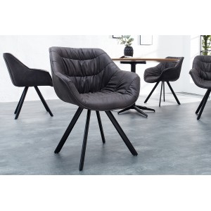 MATCH design szék - antracit INVICTA