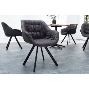MATCH design szék - antracit INVICTA
