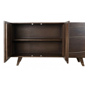 ERLIN modern akác komód - 145cm