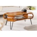 CAMBER tömör rózsafa dohányzóasztal - 100cm