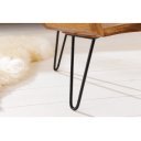 CAMBER tömör rózsafa dohányzóasztal - 100cm