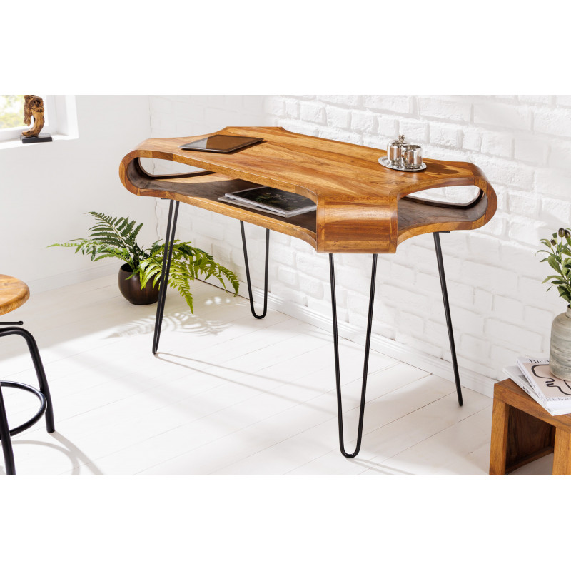 CAMBER tömör rózsafa íróasztal - 120cm