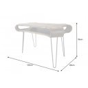 CAMBER tömör rózsafa íróasztal - 120cm