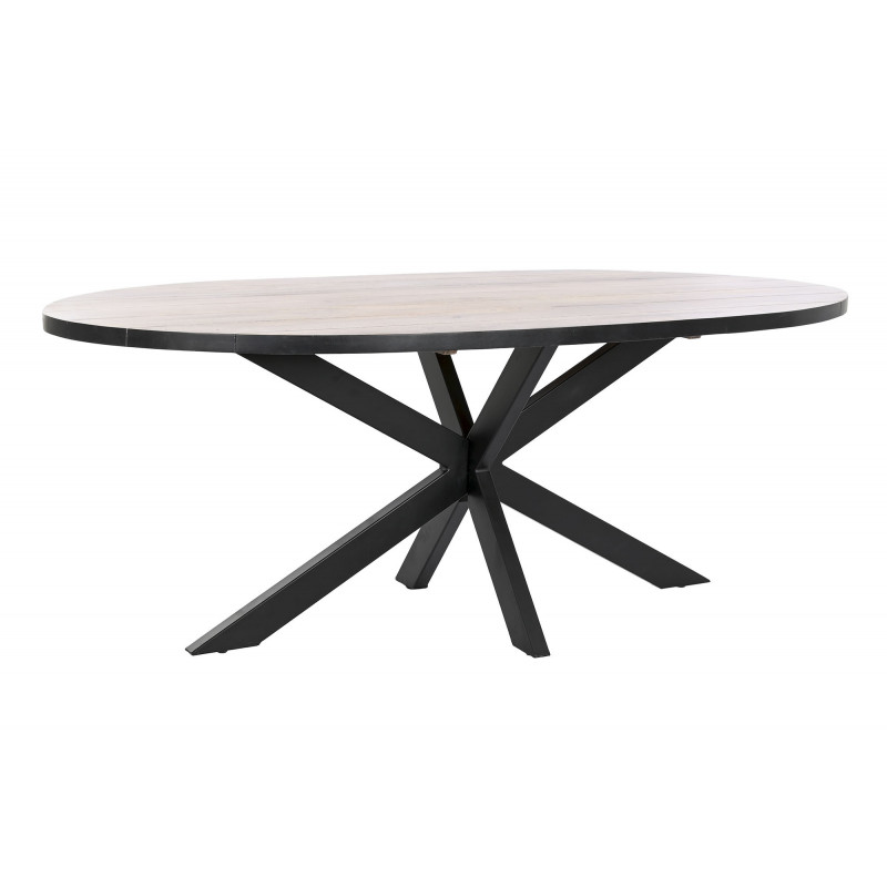 KRISTEL modern mangófa étkezőasztal - 200cm