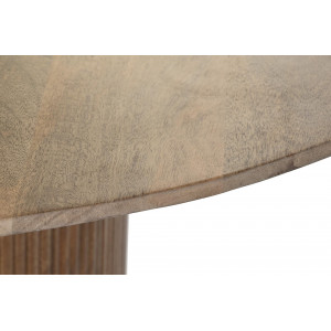 WINSTON modern  mangófa étkezőasztal - 120cm