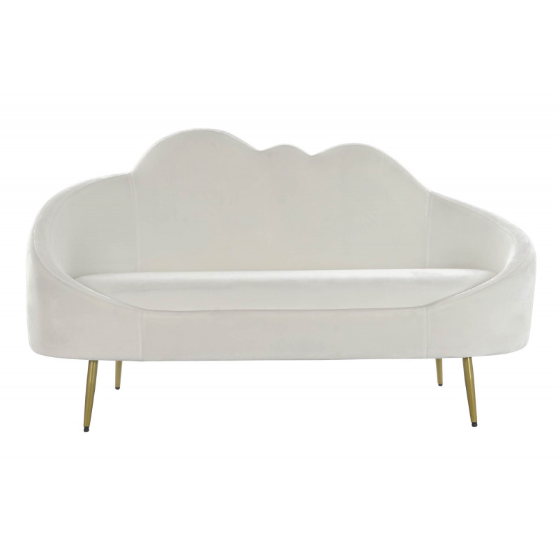 NUGOLA modern bársony kanapé - 155cm