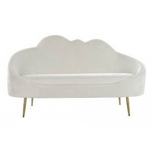 NUGOLA modern bársony kanapé - 155cm ITEM
