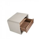 BARDEM modern éjjeliszekrény - dió/szürke