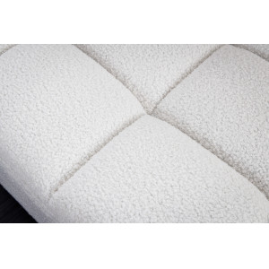 COZY design  kanapé - 220cm - fehér bouclé
