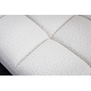 COZY design  kanapé - 220cm - fehér bouclé