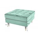 COZY VELVET design bársony puff - smaragd