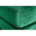 COZY VELVET design bársony puff - smaragd