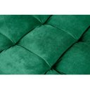 COZY VELVET design bársony puff - smaragd