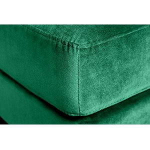 COZY VELVET design bársony puff - smaragd