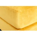 COZY VELVET design bársony puff - okker