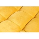 COZY VELVET design bársony puff - okker