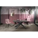 PULSE bővíthető design étkezőasztal - szürke márvány dekor