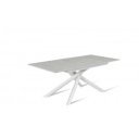 PULSE bővíthető design étkezőasztal - világos beton dekor