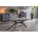 MATCH III design bővíthető kerámia étkezőasztal - szürke márvány