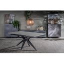 MATCH II design bővíthető kerámia étkezőasztal - szürke márvány